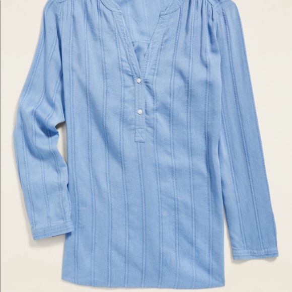 Split-Neck Tunic Top - Picture 3 of 5